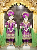 Parabrahma Bhagwan Shri Swaminarayan and Aksharbrahma Shri Gunatitanand Swami